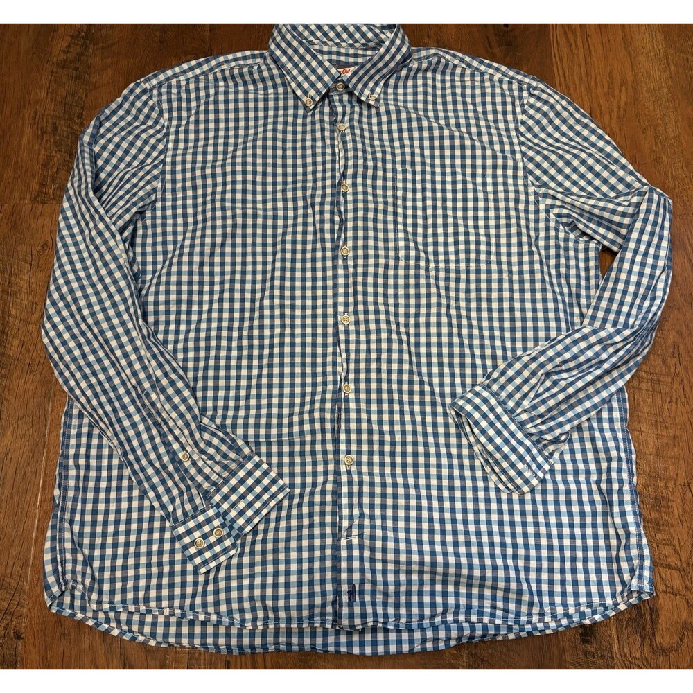 Johnnie O Shirt Men’s Sz XL Plaid Long Sleeve Button Up